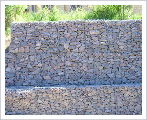 GABION MESH STRUCTURES