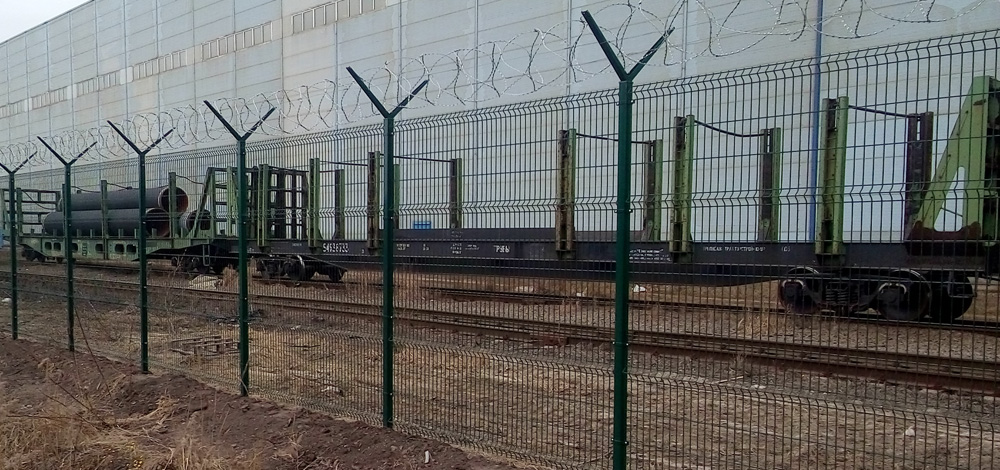 Izhora Pipe Mill fencing Izhora Pipe Mill fencing